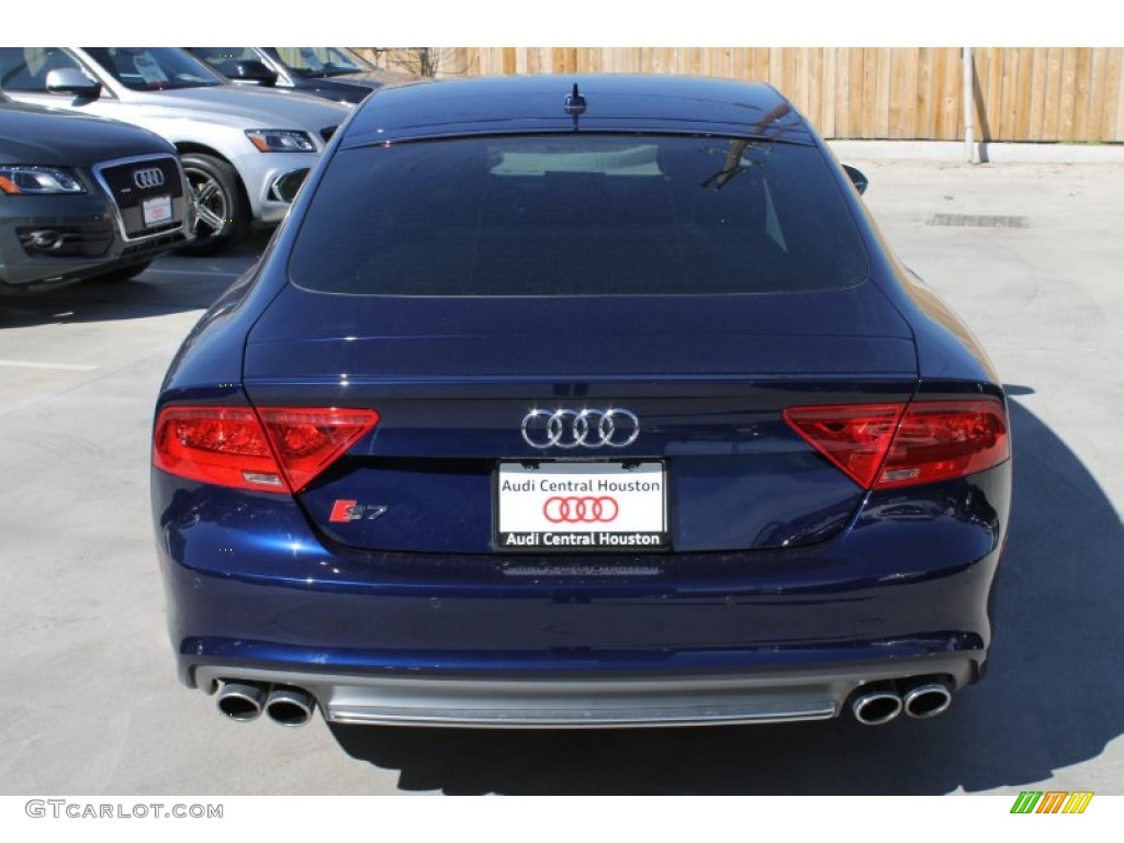 2014 S7 Prestige 4.0 TFSI quattro - Moonlight Blue Metallic / Black Perforated Valcona photo #8