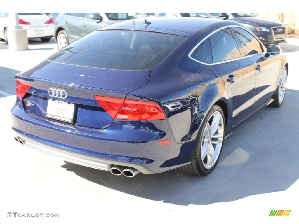 2014 S7 Prestige 4.0 TFSI quattro - Moonlight Blue Metallic / Black Perforated Valcona photo #9