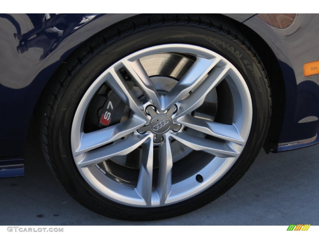 2014 S7 Prestige 4.0 TFSI quattro - Moonlight Blue Metallic / Black Perforated Valcona photo #12