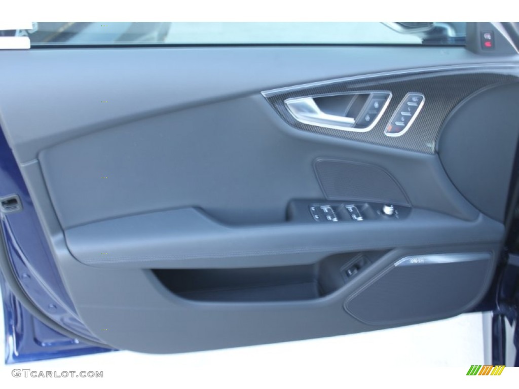 2014 S7 Prestige 4.0 TFSI quattro - Moonlight Blue Metallic / Black Perforated Valcona photo #13