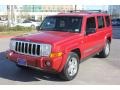 2006 Inferno Red Pearl Jeep Commander Limited 4x4  photo #3