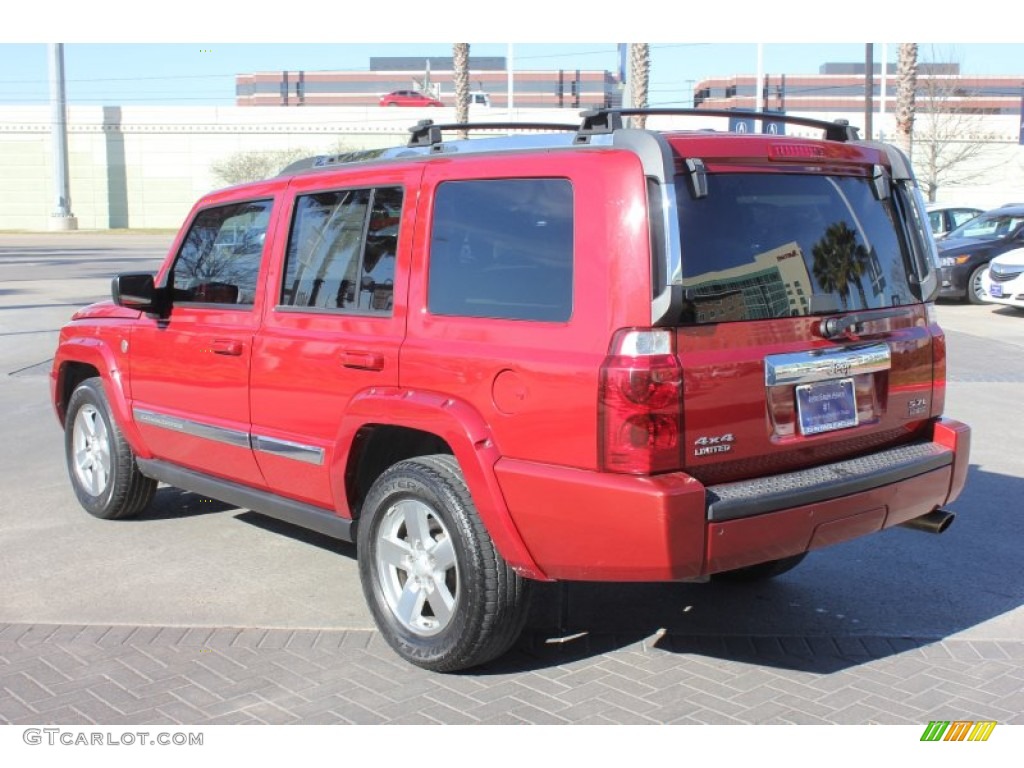 2006 Commander Limited 4x4 - Inferno Red Pearl / Dark Khaki/Light Graystone photo #5