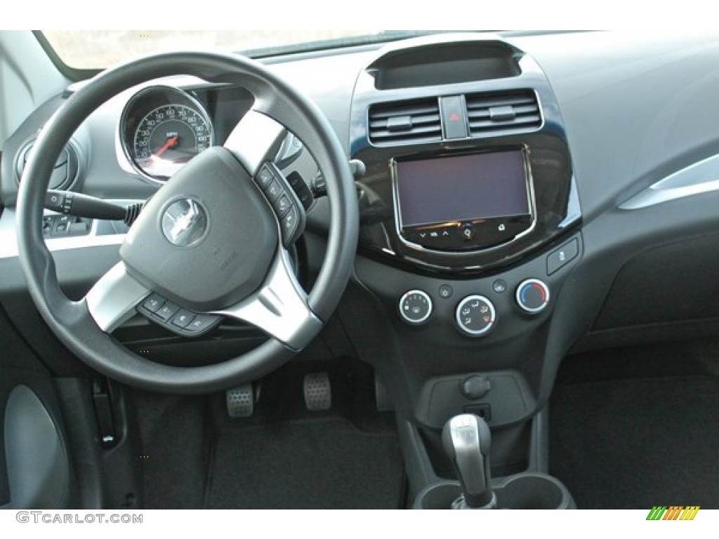2014 Chevrolet Spark LT Silver/Silver Dashboard Photo #90163732