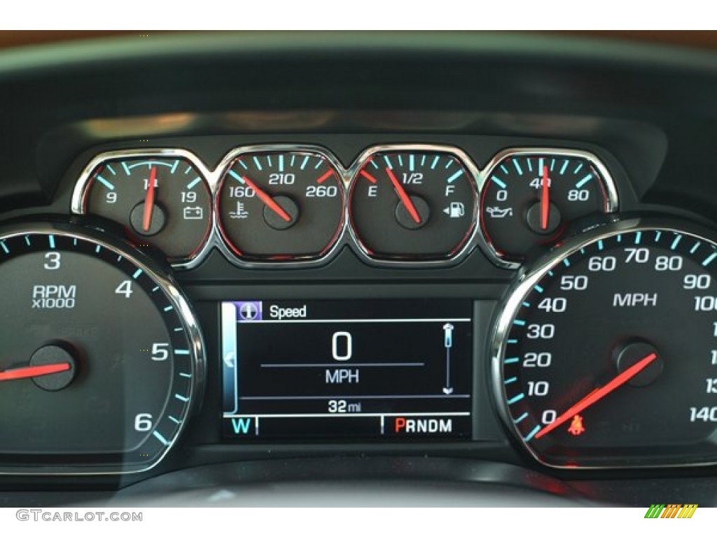 2014 Chevrolet Silverado 1500 High Country Crew Cab 4x4 Gauges Photo #90164554