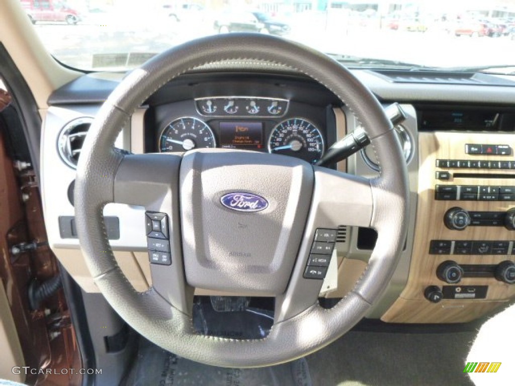 2011 F150 Lariat SuperCrew 4x4 - Golden Bronze Metallic / Pale Adobe photo #18