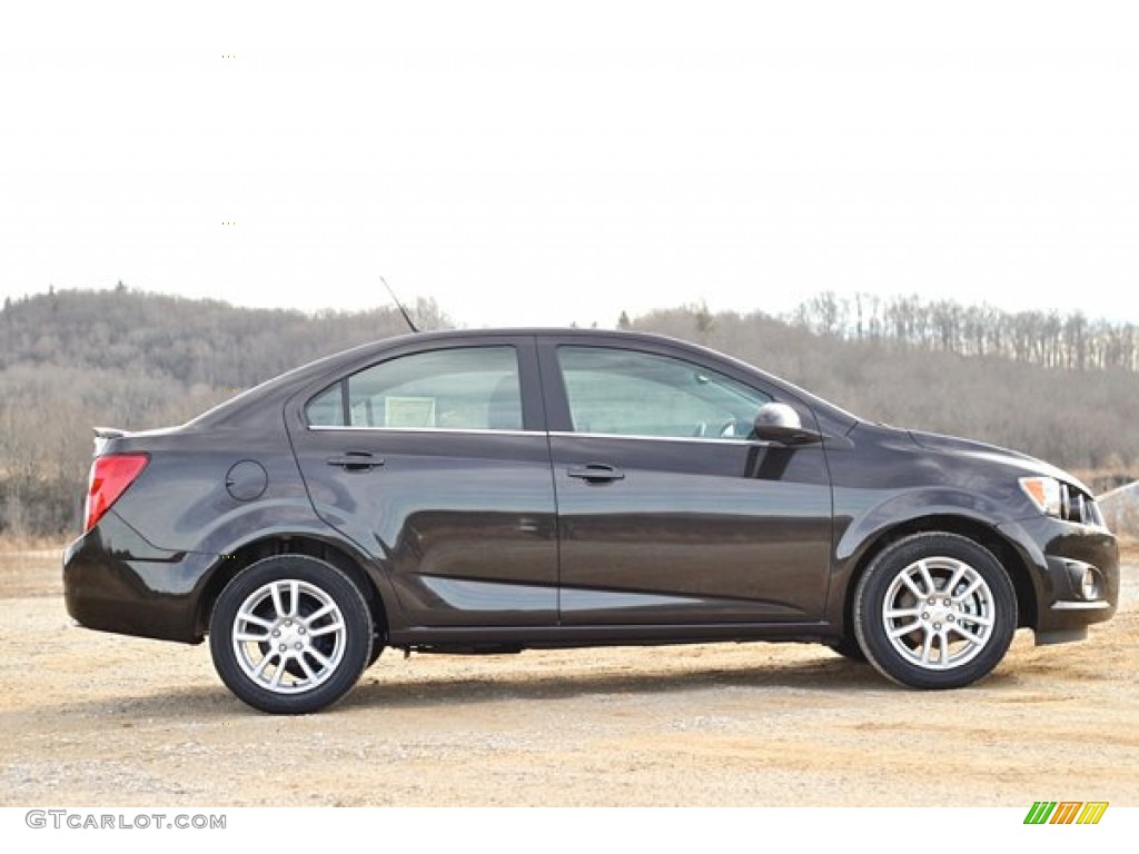 Mocha Bronze Metallic 2014 Chevrolet Sonic LT Sedan Exterior Photo #90165133