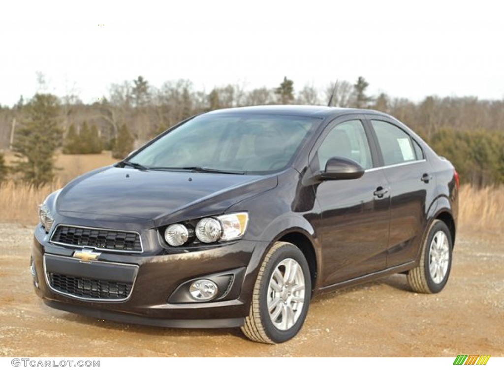 Mocha Bronze Metallic 2014 Chevrolet Sonic LT Sedan Exterior Photo #90165289