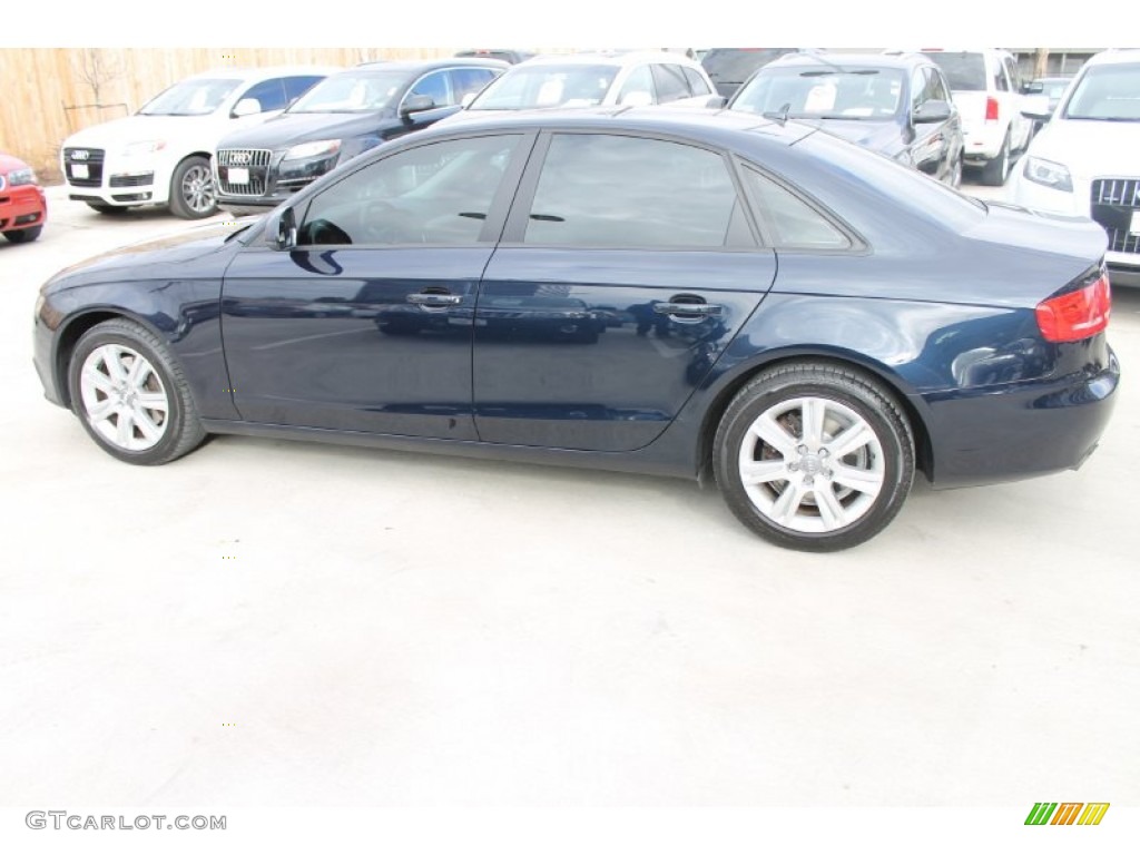 2009 A4 2.0T Premium quattro Sedan - Aruba Blue Pearl Effect / Light Grey photo #5