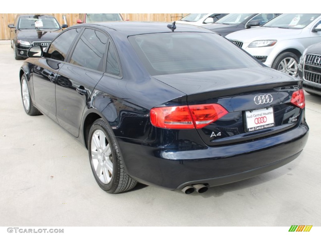 2009 A4 2.0T Premium quattro Sedan - Aruba Blue Pearl Effect / Light Grey photo #7