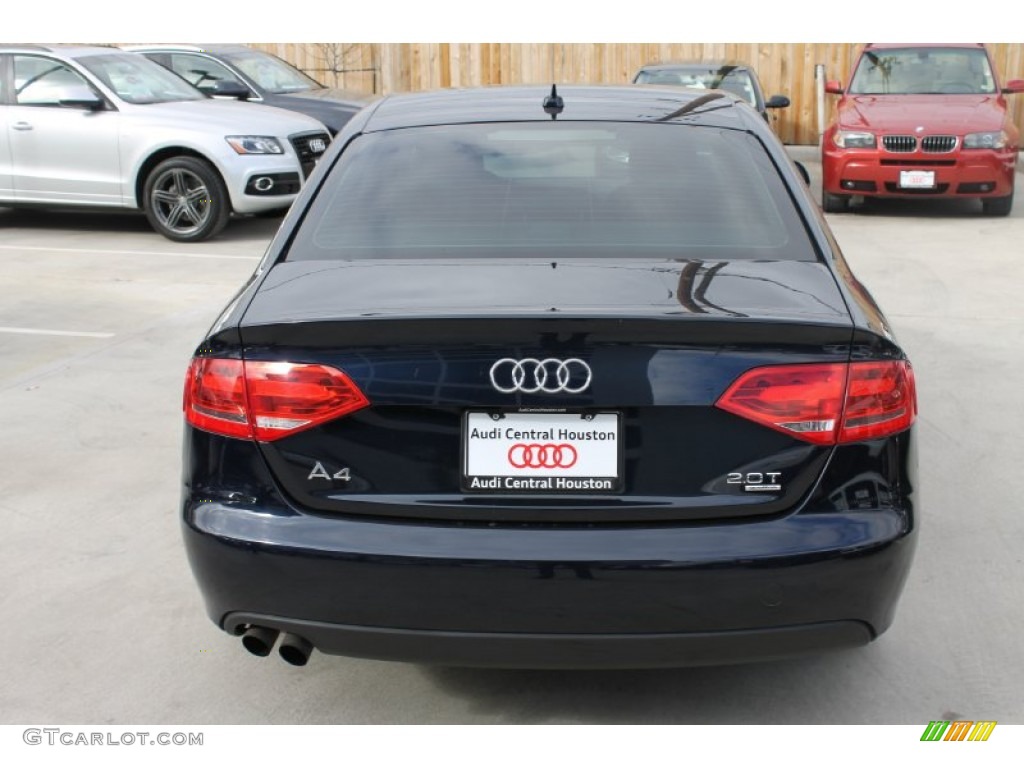 2009 A4 2.0T Premium quattro Sedan - Aruba Blue Pearl Effect / Light Grey photo #8