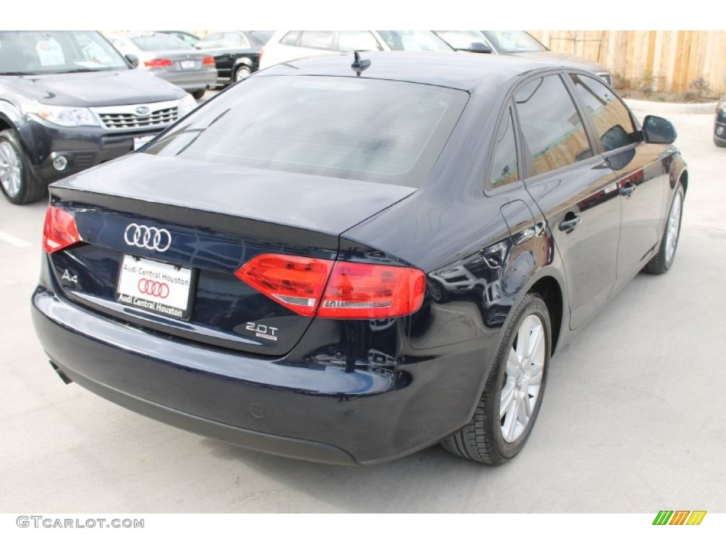 2009 A4 2.0T Premium quattro Sedan - Aruba Blue Pearl Effect / Light Grey photo #9