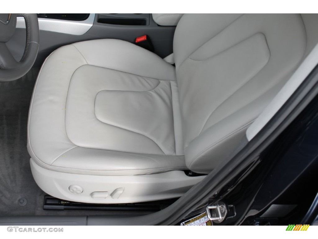 2009 A4 2.0T Premium quattro Sedan - Aruba Blue Pearl Effect / Light Grey photo #14