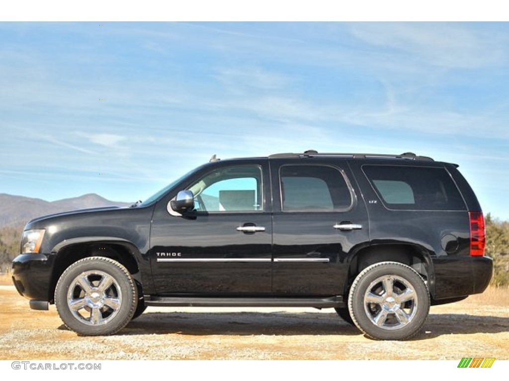 Black 2014 Chevrolet Tahoe LTZ 4x4 Exterior Photo #90167926