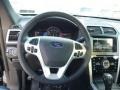 Charcoal Black 2014 Ford Explorer Limited 4WD Steering Wheel