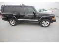 2009 Brilliant Black Crystal Pearl Jeep Commander Overland  photo #10