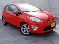 2012 Race Red Ford Fiesta SES Hatchback  photo #1
