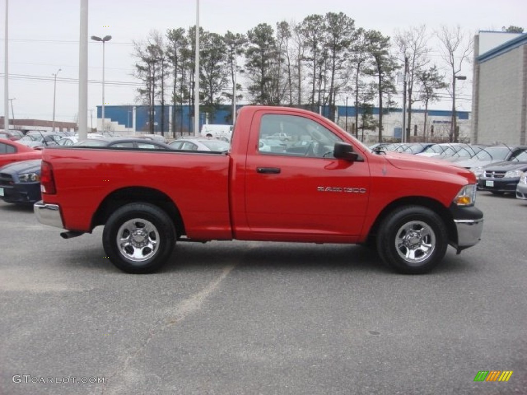 2012 Ram 1500 ST Regular Cab - Flame Red / Dark Slate Gray/Medium Graystone photo #18