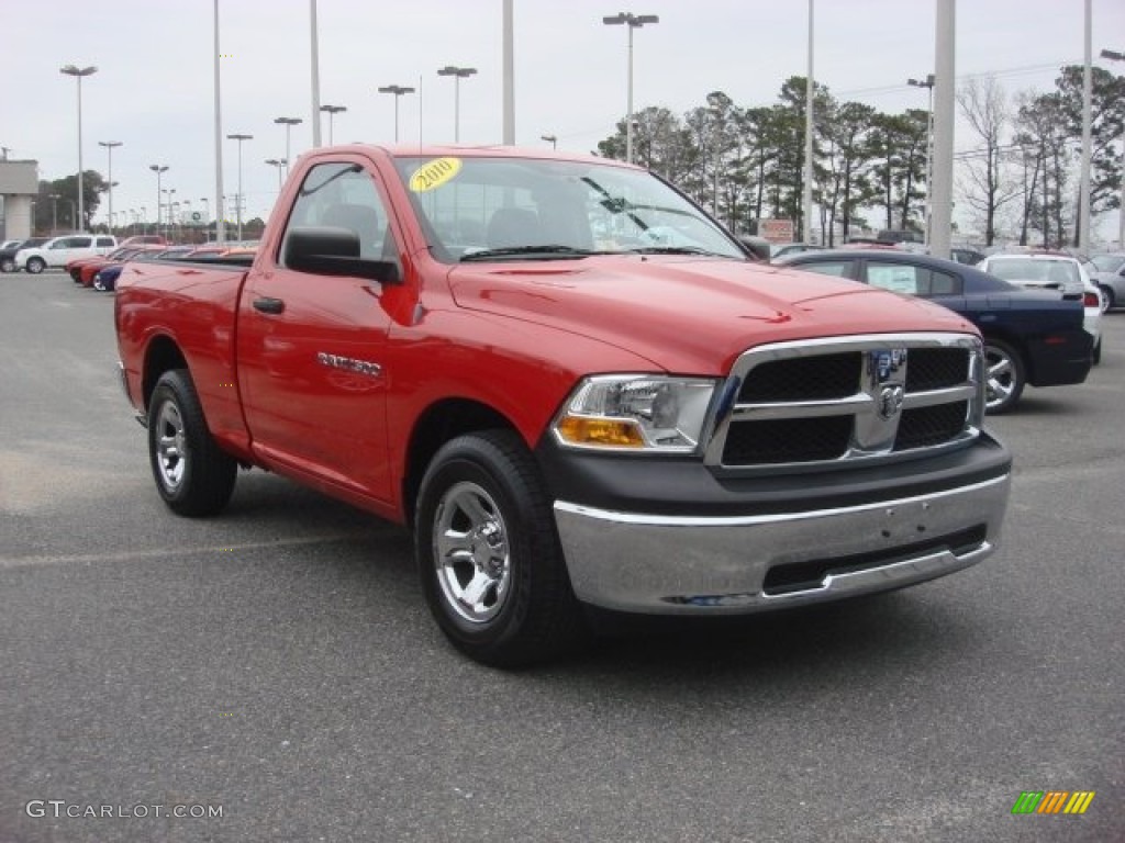 2012 Ram 1500 ST Regular Cab - Flame Red / Dark Slate Gray/Medium Graystone photo #19