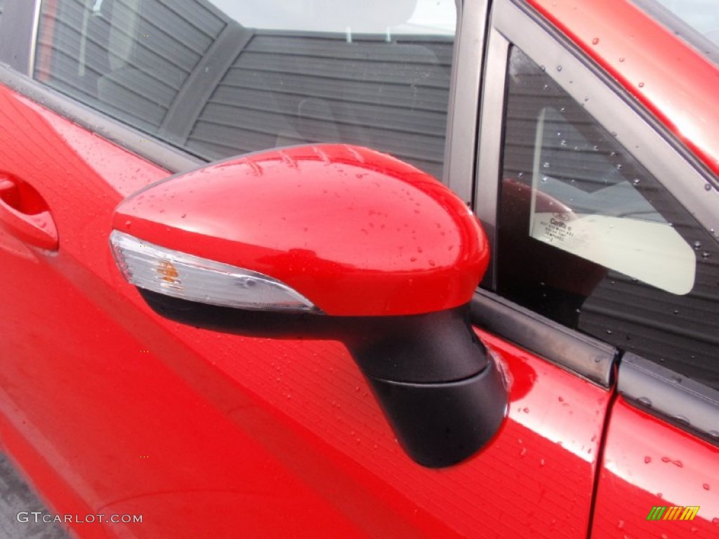 2012 Fiesta SES Hatchback - Race Red / Charcoal Black photo #17