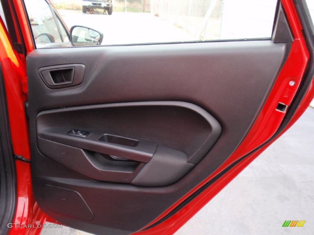 2012 Fiesta SES Hatchback - Race Red / Charcoal Black photo #28