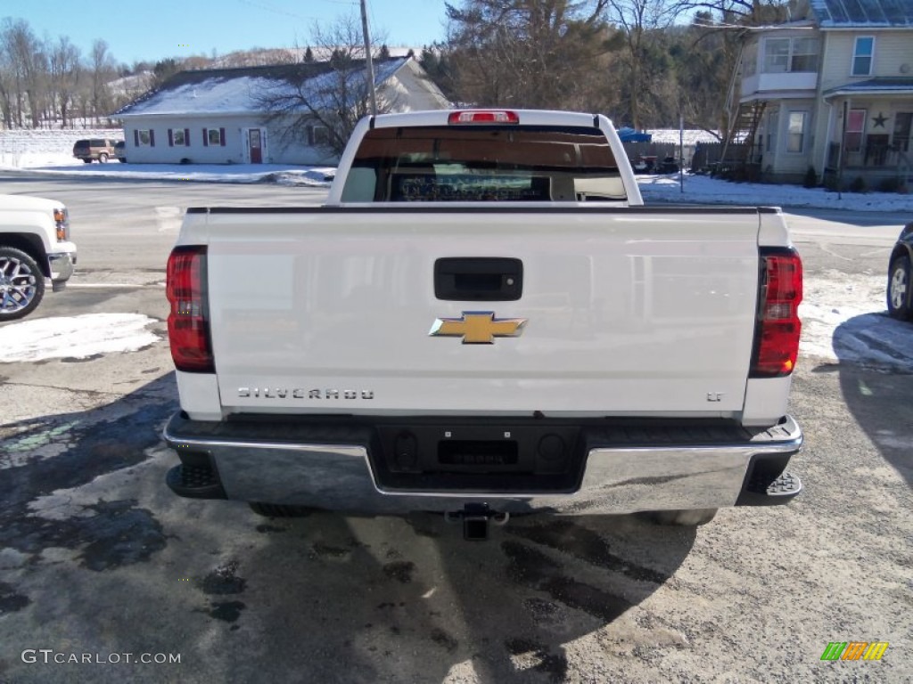 2014 Silverado 1500 LT Double Cab 4x4 - Summit White / Jet Black photo #4