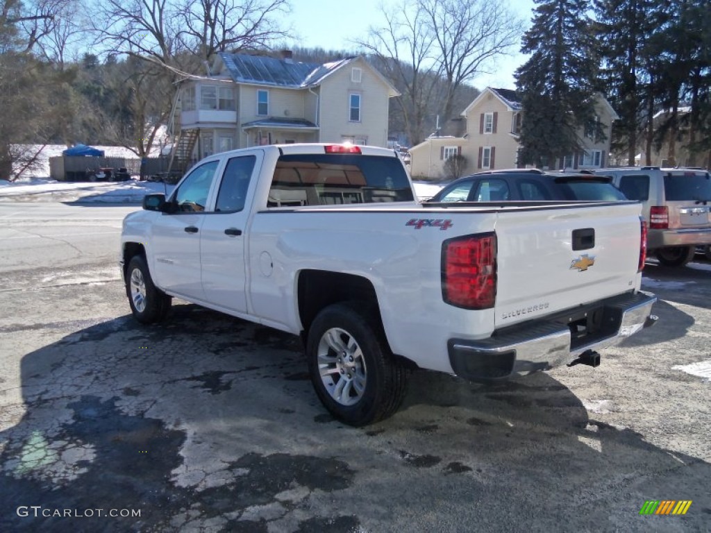 2014 Silverado 1500 LT Double Cab 4x4 - Summit White / Jet Black photo #5