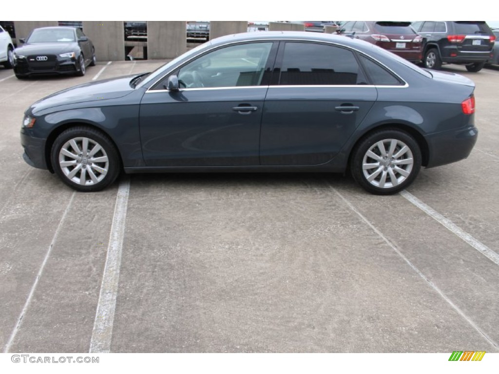 2011 A4 2.0T Sedan - Meteor Grey Pearl / Light Gray photo #5