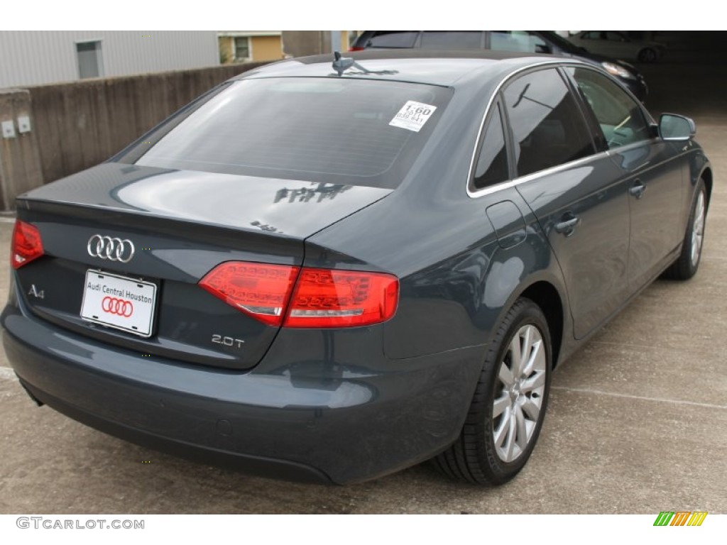 2011 A4 2.0T Sedan - Meteor Grey Pearl / Light Gray photo #9