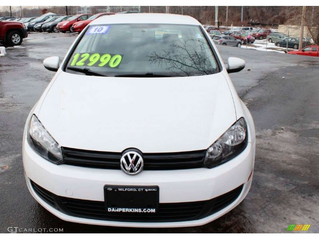 2010 Golf 2 Door - Candy White / Titan Black photo #2