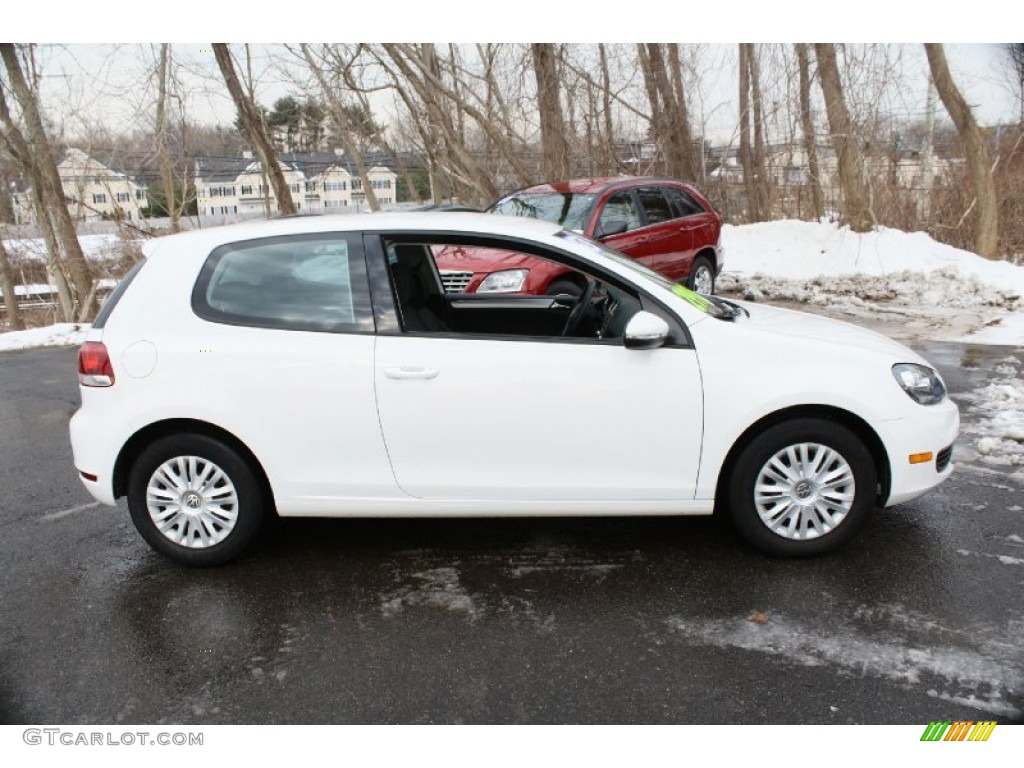 2010 Golf 2 Door - Candy White / Titan Black photo #4