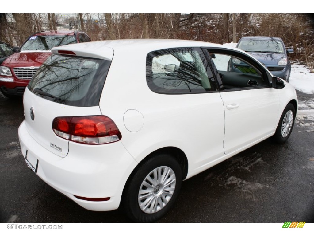 2010 Golf 2 Door - Candy White / Titan Black photo #6
