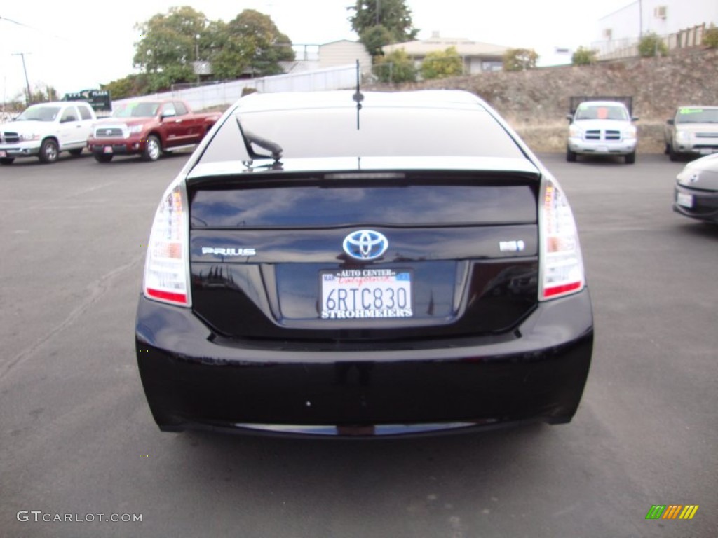 2011 Prius Hybrid III - Black / Dark Gray photo #6