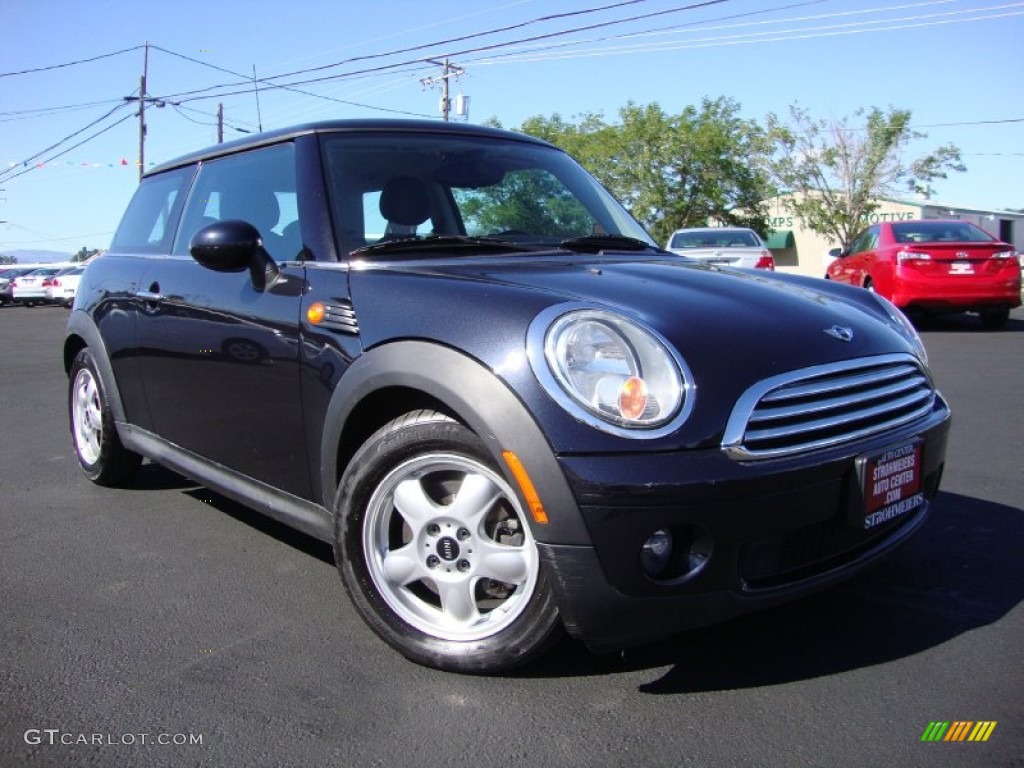 2009 Cooper Hardtop - Astro Black Metallic / Black/Grey photo #1