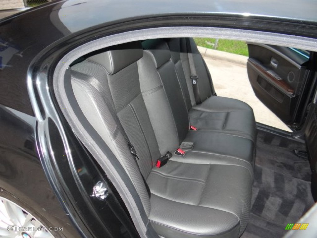 2008 7 Series 750Li Sedan - Azurite Black Metallic / Black photo #23