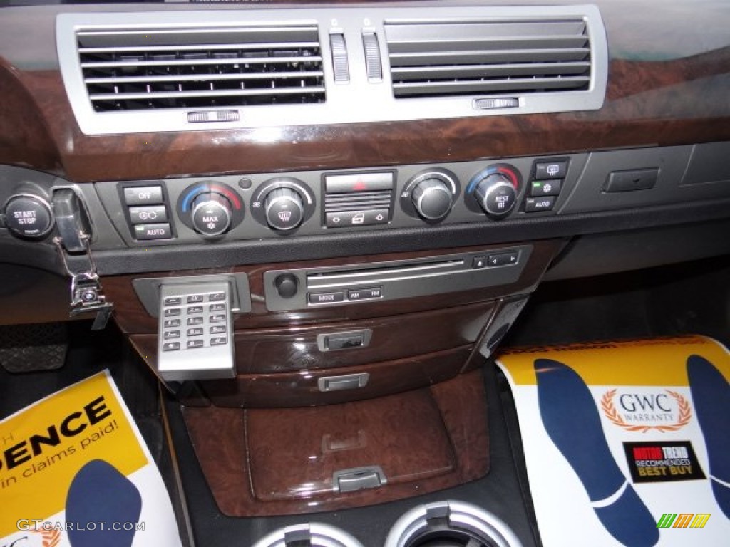 2008 7 Series 750Li Sedan - Azurite Black Metallic / Black photo #29
