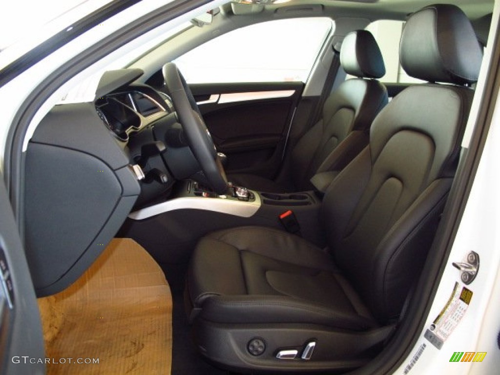 Black Interior 2014 Audi A4 2.0T quattro Sedan Photo #90175828