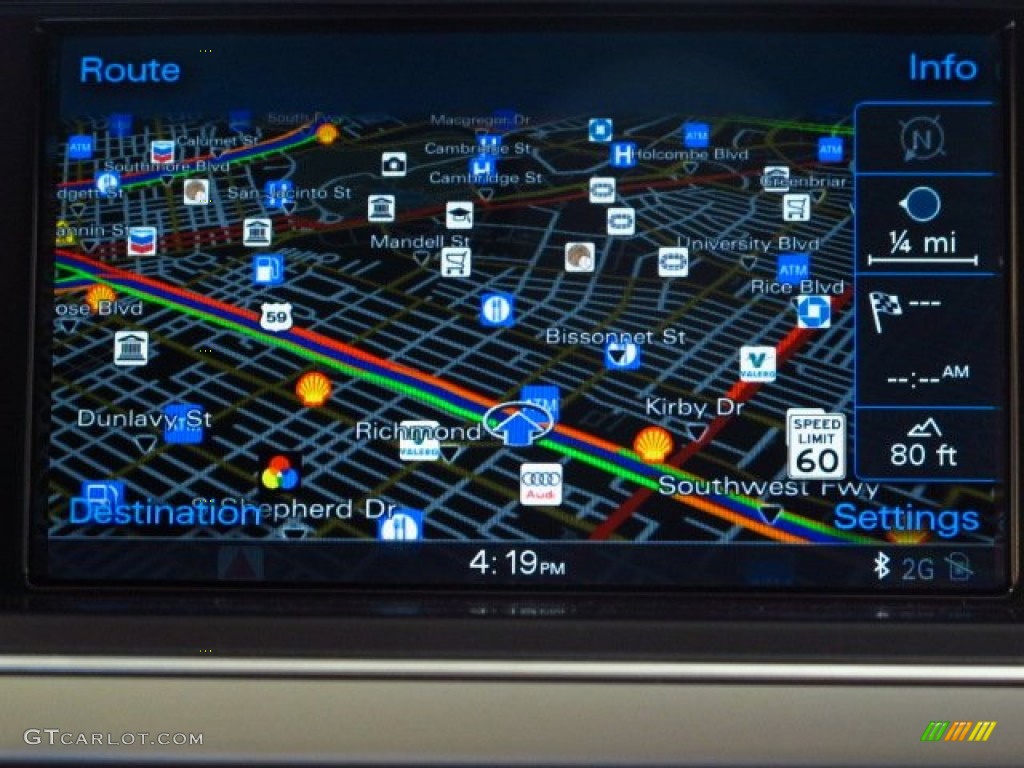 2014 Audi A4 2.0T quattro Sedan Navigation Photo #90176038