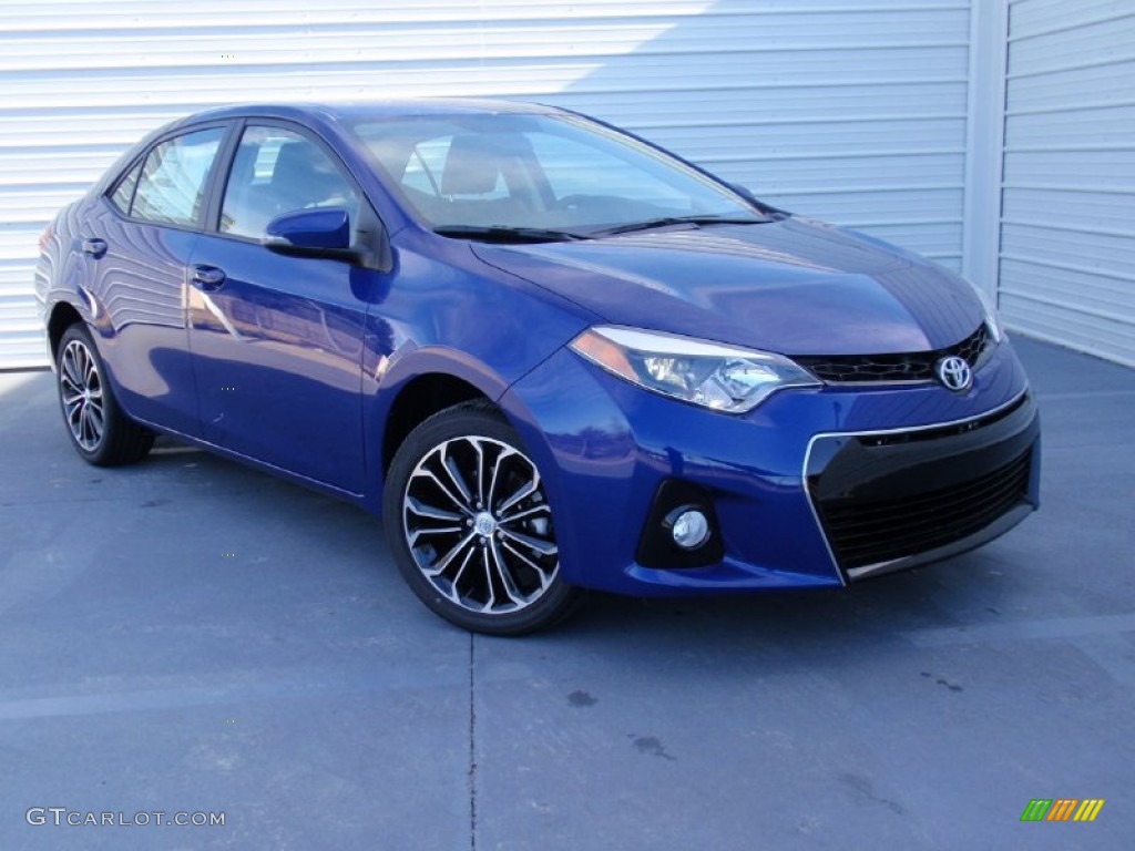 2014 Corolla S - Blue Crush Metallic / Steel Blue photo #2