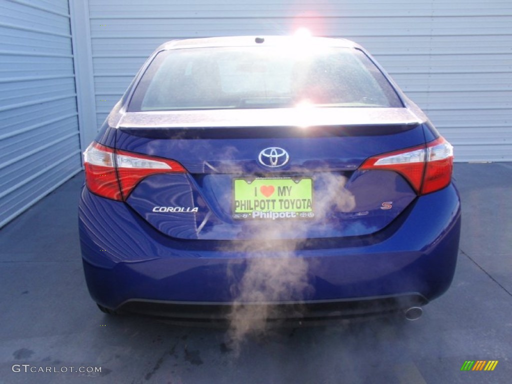 2014 Corolla S - Blue Crush Metallic / Steel Blue photo #5