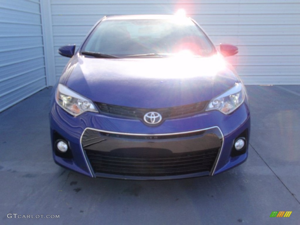 2014 Corolla S - Blue Crush Metallic / Steel Blue photo #8