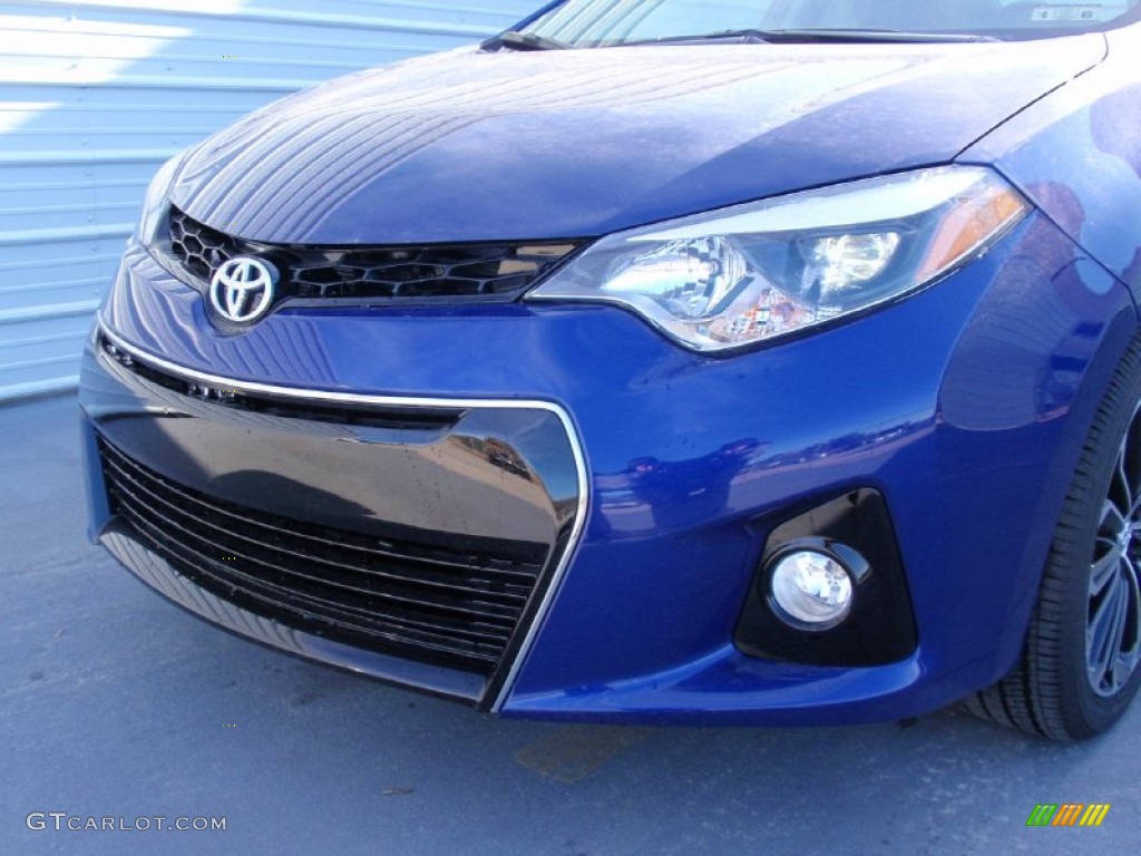 2014 Corolla S - Blue Crush Metallic / Steel Blue photo #11