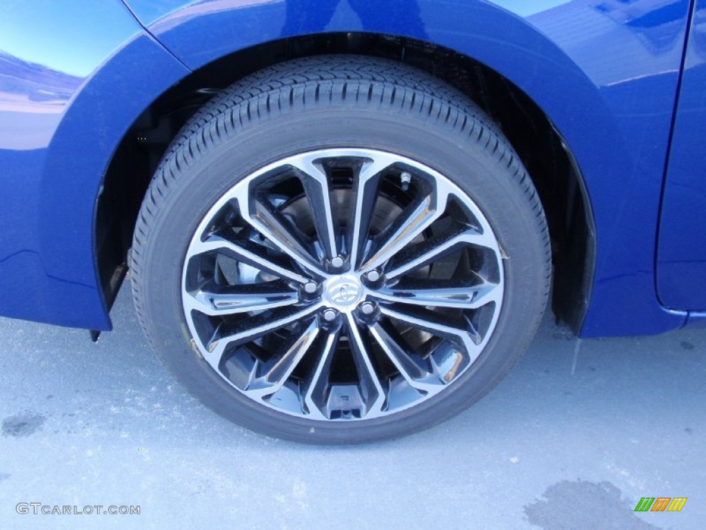 2014 Corolla S - Blue Crush Metallic / Steel Blue photo #12