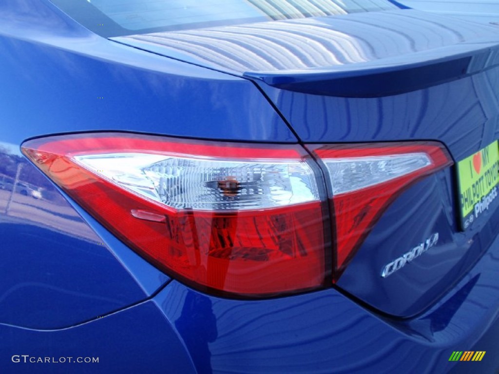 2014 Corolla S - Blue Crush Metallic / Steel Blue photo #13