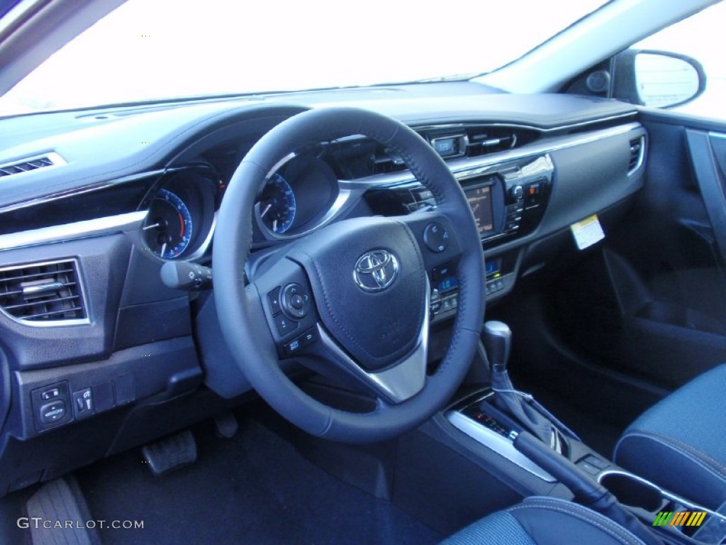 2014 Corolla S - Blue Crush Metallic / Steel Blue photo #25