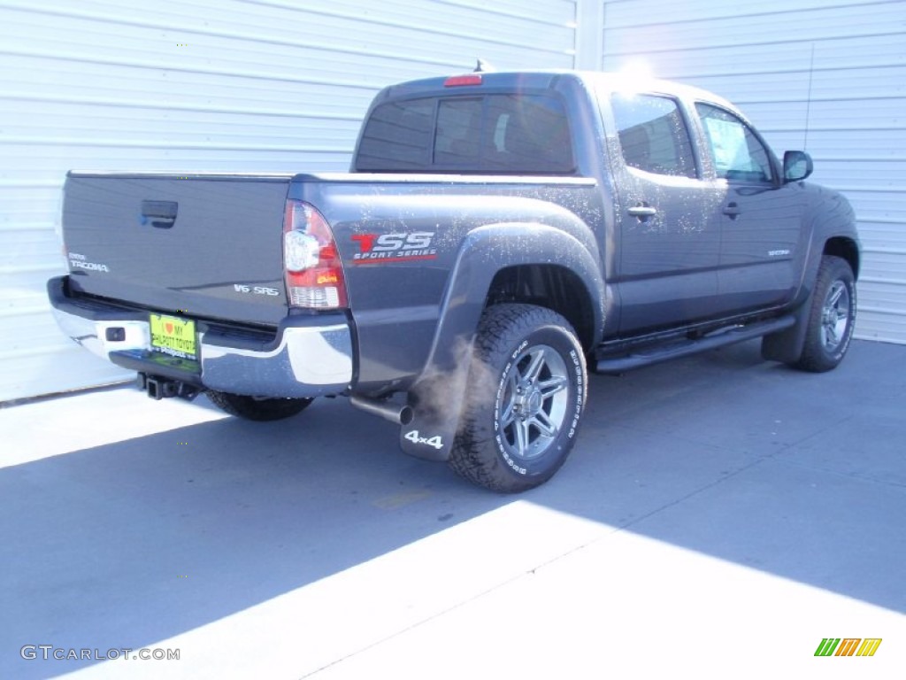 2014 Tacoma V6 SR5 Double Cab 4x4 - Magnetic Gray Metallic / Graphite photo #4