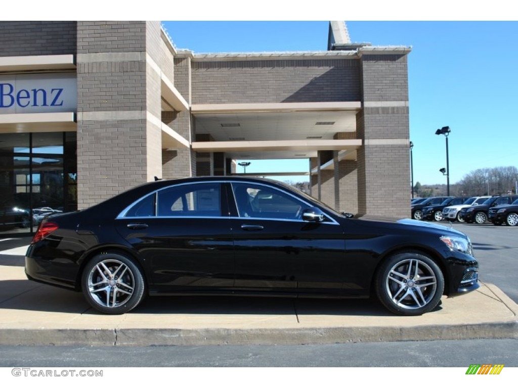 Black 2014 Mercedes-Benz S 550 4MATIC Sedan Exterior Photo #90177508