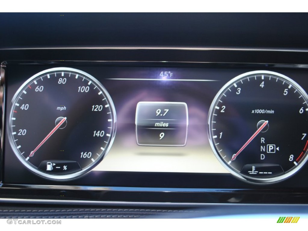 2014 Mercedes-Benz S 550 4MATIC Sedan Gauges Photo #90177640