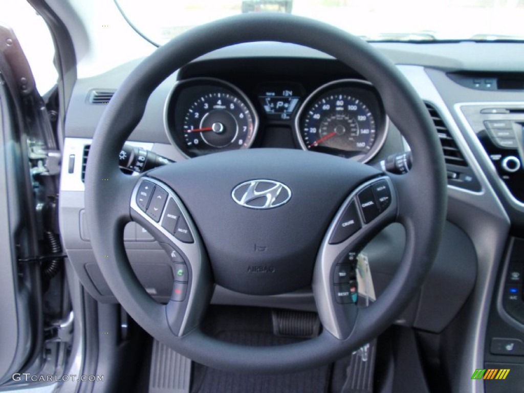 2014 Elantra SE Sedan - Gray / Gray photo #31