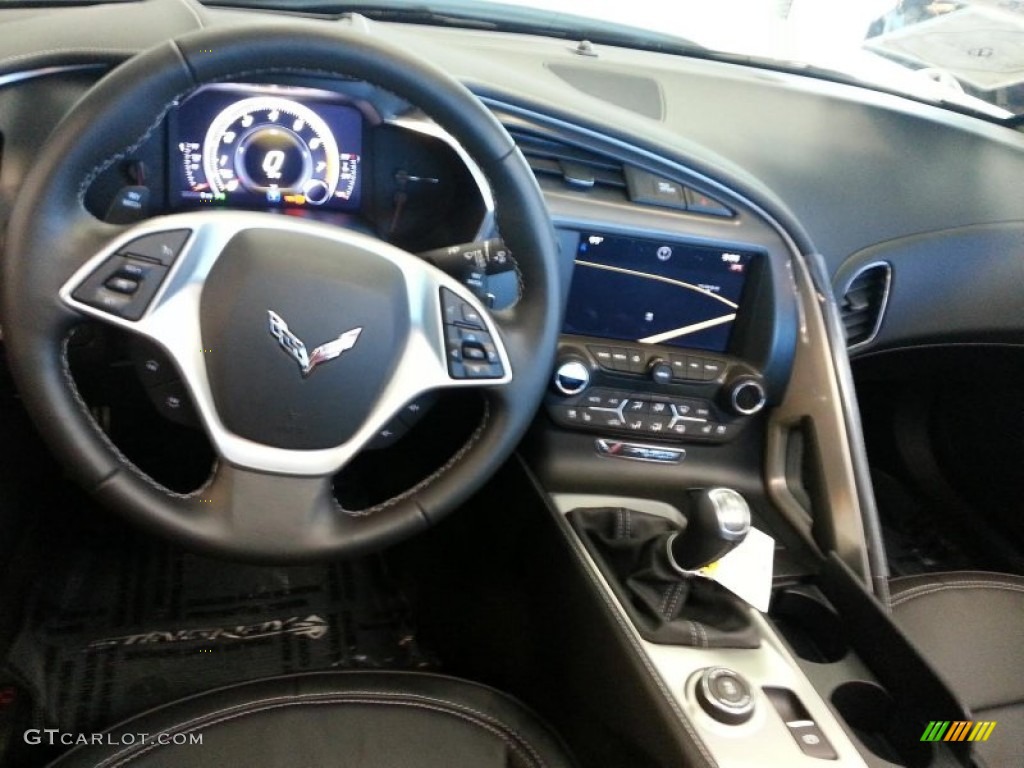 2014 Chevrolet Corvette Stingray Coupe Jet Black Dashboard Photo #90178330