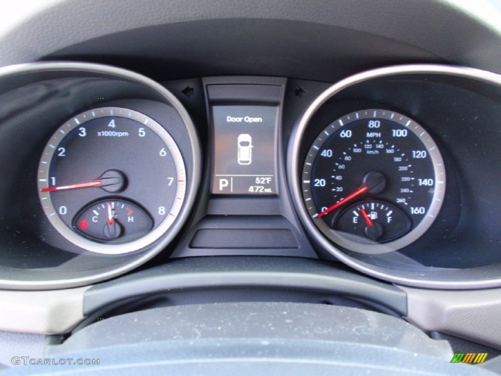 2014 Hyundai Santa Fe Sport FWD Gauges Photo #90178486